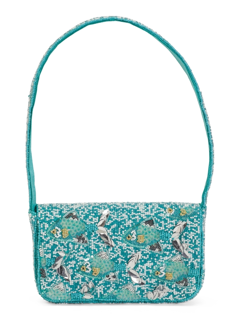 Viral Beaded Fish Shoulder Bag